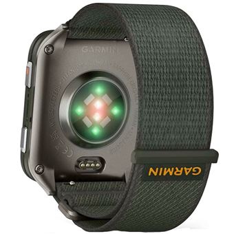 Montre connectée Garmin Venu® X1 Vert mousse avec bracelet nylon ComfortFit Vert mousse