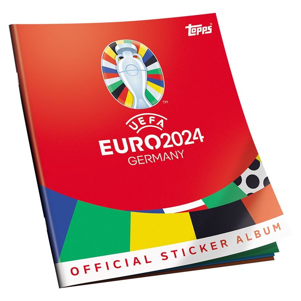Album Topps Euro 2024 – Collection Officielle, Couverture Souple, Vide – Parfait Pour Les Fans De Foot