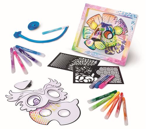 MAPED Creativ-Blowpen Art Aérographes pour Créer des Effets Incroyables-Activité Pop'Art-Transforme tes Feutres en Spray-Loisirs Créatifs pour Enfants