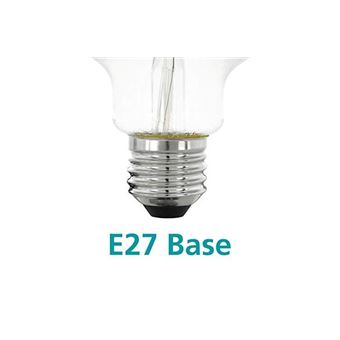 Petite ampoule E27, à intensité variable, blanc chaud, 2 pièces