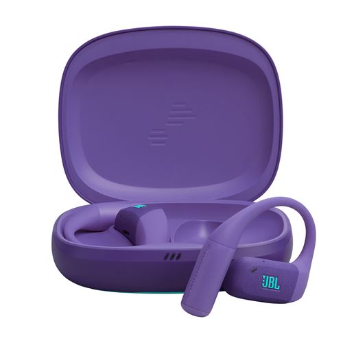 Ecouteurs De Sport À Conduction Aérienne Sans Fil Bluetooth JBL Endurance Zone Avec Réduction De Bruit Violet