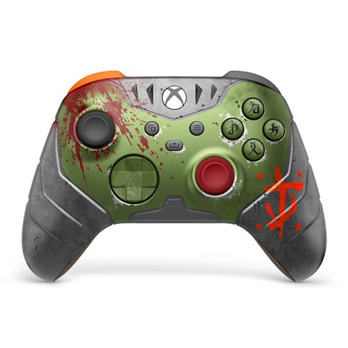 Manette sans fil Microsoft Xbox Edition limitée Doom : The Dark Ages pour Xbox et PC