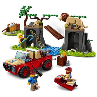 Lego City - Le Quad de sauvetage des animaux sauvages - 60300