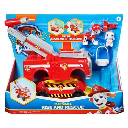 PAT PATROUILLE La Pat' Patrouille Vehicule Rise & Rescue Marcus La Pat' Patrouille