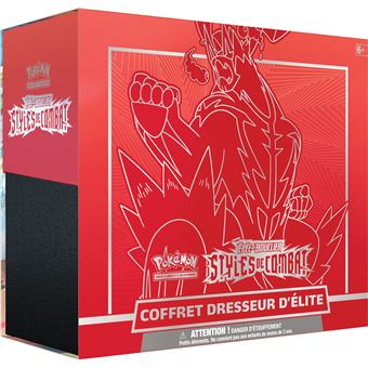 Coffret Pokémon Elite Trainer EB05 Epée et Bouclier 05 Styles de Combat Modèle aléatoire