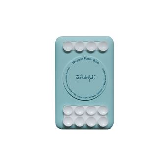 Batterie externe sans fil Mr. Wonderful Flamingos WMRWPWB001 5000 mAh Bleu