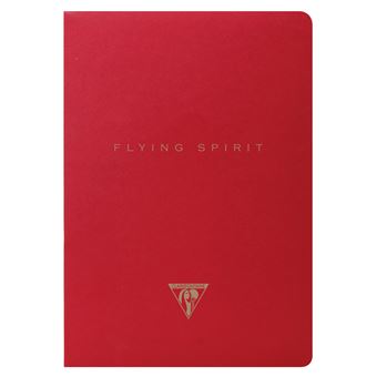 Flying Spirit Red carnet piq A5 96p ligne