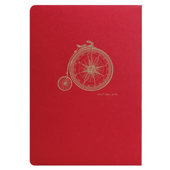 Flying Spirit Red carnet piq A5 96p ligne