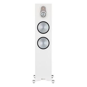 Enceinte colonne Monitor Audio Silver 500 7G Blanc satiné Vendue à l'unité