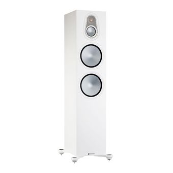 Enceinte colonne Monitor Audio Silver 500 7G Blanc satiné Vendue à l'unité