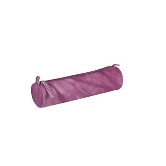 Trousse ronde Clairefontaine Tie et Dye Rose