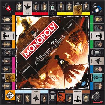 Jeu de société Winning Moves Monopoly L’Attaque des Titans