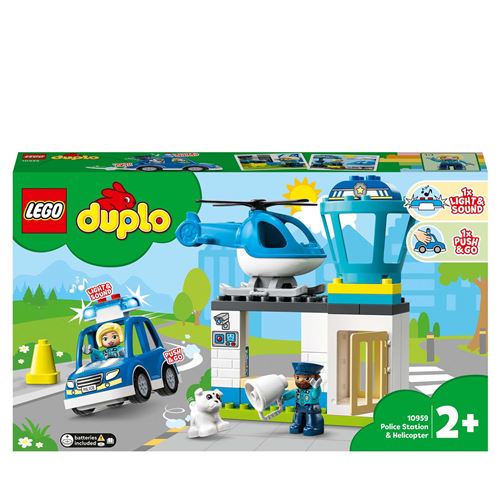 LEGO® DUPLO® 10959 Le commissariat et l’hélicoptère de la police