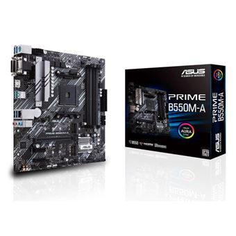 Carte mère ASUS PRIME AMD B550M-A micro ATX Socket AM4 Chipset AMD B550 - 1