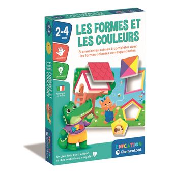 Jeu couleur et forme Clementoni Les formes et les couleurs - Jeu ...