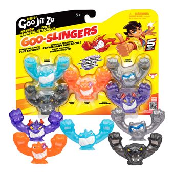 ASST PACK DE 5 MINIS FIGURINES - GOO SLINGERS - GOO JIT ZU