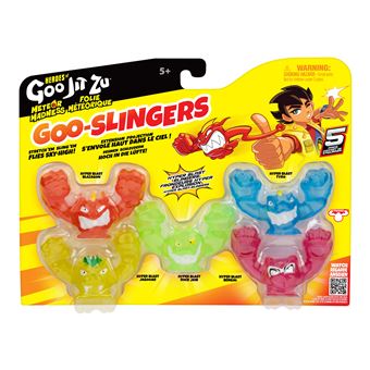 ASST PACK DE 5 MINIS FIGURINES - GOO SLINGERS - GOO JIT ZU