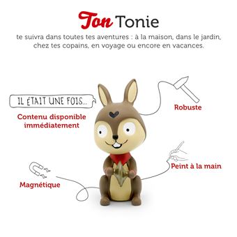 tonies® - Figurine Tonie - Mes Comptines Préférées - Pour S'Endormir -  Figurine Audio pour Tonieb rouge - Tonies