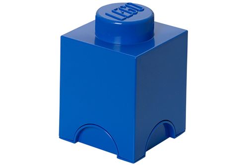 Armoire Lego Brique De Rangement 1 Plot Lego Bleu