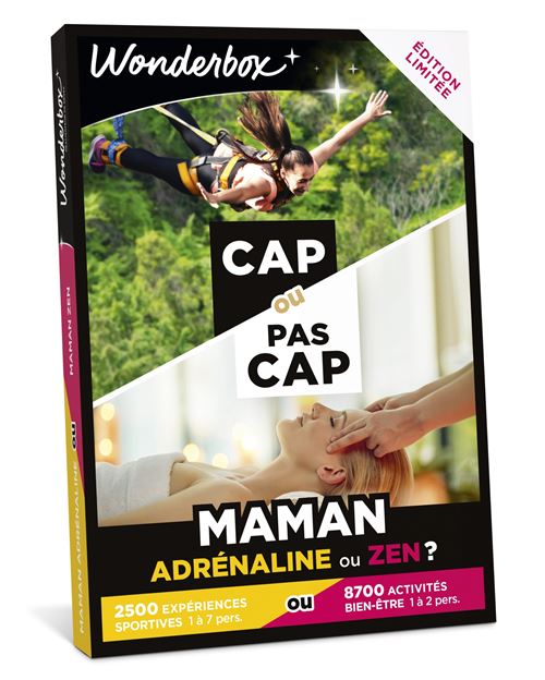 Coffret cadeau Wonderbox Cap ou Pas Cap Maman