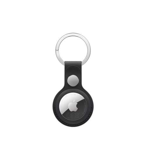 Porte-Clés En Tissage Fin Apple Noir pour Airtag