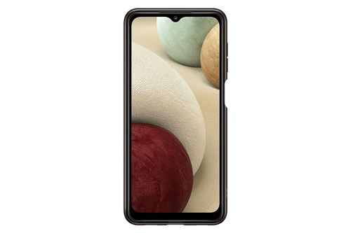 Samsung Soft Clear Cover EF-QA125 - Beschermende bedekking voor mobiele telefoon - zwart - voor Galaxy A12