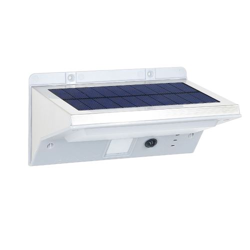 Projecteur solaire applique mural DERBY W11 Blanc Plastique 250LM