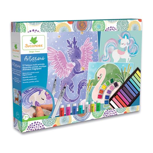 Sycomore Multi Jeu Créatif Artissimo Xxl -Activités Aquarelle Pastels