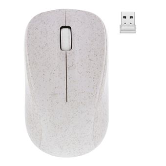 ECO - Souris sans fil en bioplastique - beige