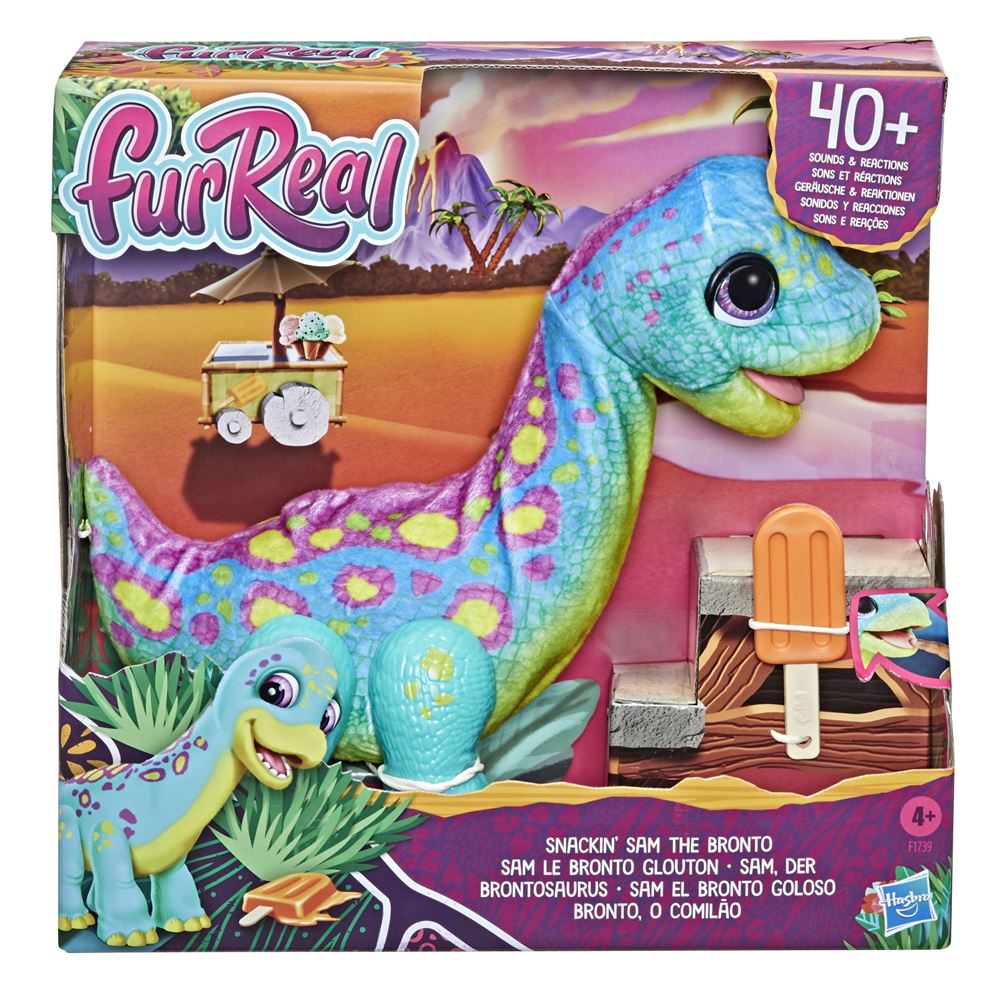 Peluche Interactive Furreal Friends Sam Le Dinosaure Peluche Interactive Fnac Be