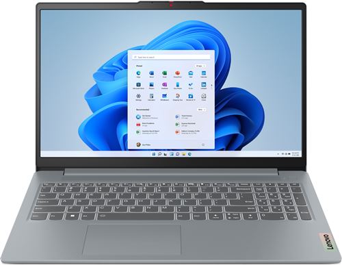 PC portable Lenovo IdeaPad Slim 3 15AMN8 15,6" Full HD AMD Ryzen™ 3 8 Go RAM 128 Go SSD Gris arctique
