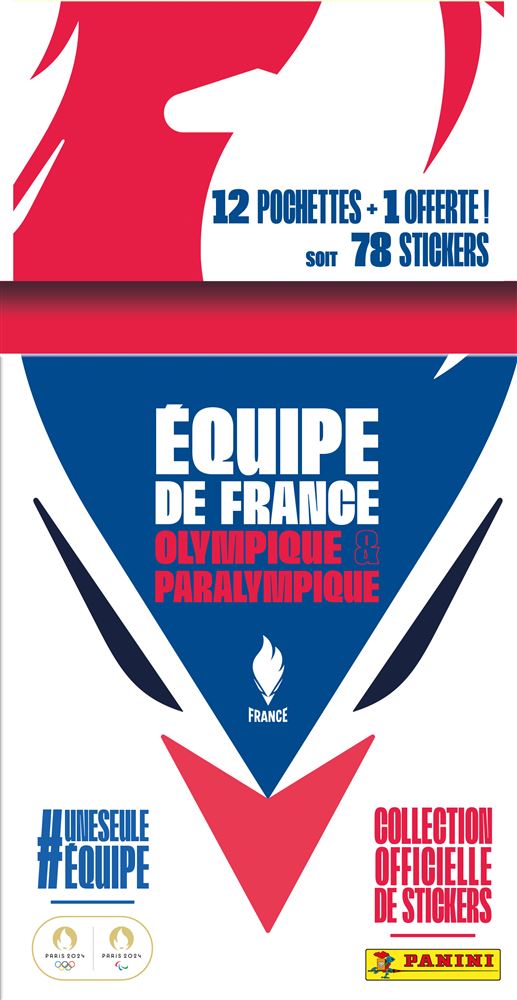 Stickers Panini Tour De France 2024 - Blister 10+1 Pochettes Offertes