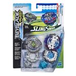 Pack Duel Beyblade Burst Turbo Slingshock Toupies Leopard L4 et Jormuntor J4