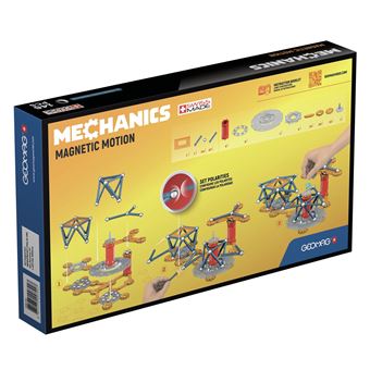 Jeu de construction magnétique Geomag Mechanics Motion 146 pièces