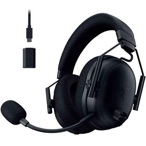 Casque gaming E-sports sans fil Razer BlackShark V3 Pro avec réduction active du bruit Noir