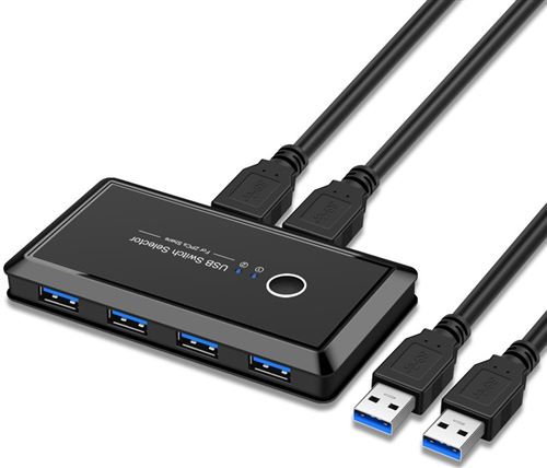 Switch USB Erard KVM pour 2 PC