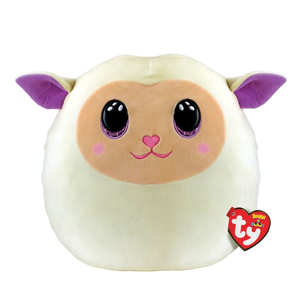 Peluche TY Squish A Boos Coussin Fluffy le mouton