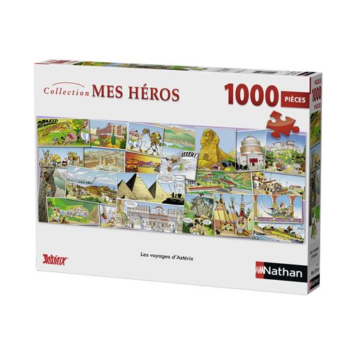 Puzzle 1000 pièces Nathan Voyage d'Astérix Panorama
