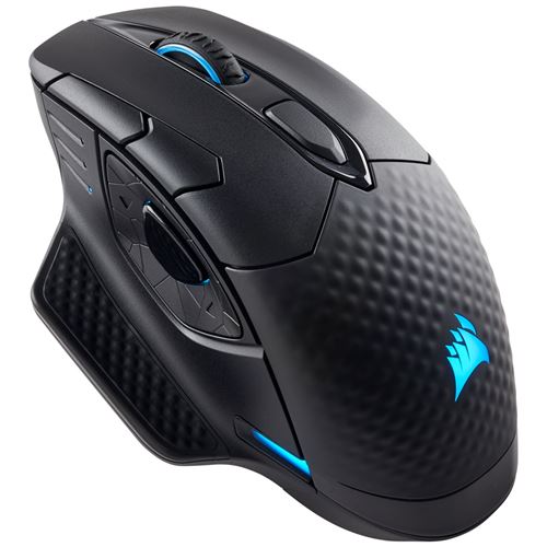 Corsair Dark Core RGB - Gaming-Maus - kabellos - WLAN - Schwarz - Refurbished