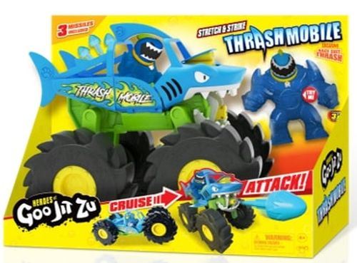 Petite Figurine Goo Jit Zu Monster truck de Trash le Requin