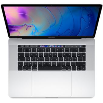 Apple MacBook Pro 15.4" Touch Bar 256GB SSD 16GB RAM Intel Core i7 Hexa Core 2.2GHz Zilver