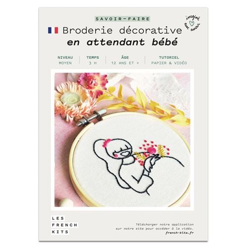 Kit créatif French kits Broderie Savoir-faire Femme Enceinte
