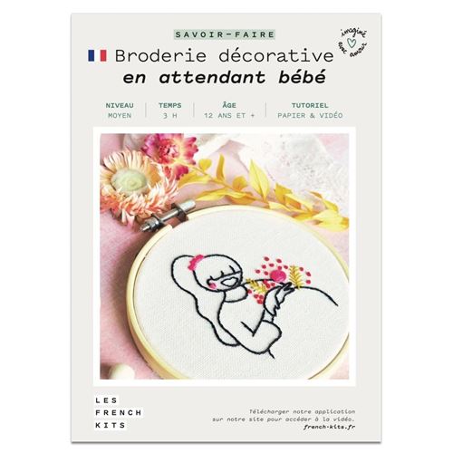 Kit créatif French kits Broderie Savoir-faire Femme Enceinte