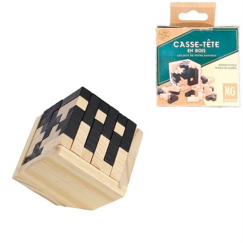 Boite de Casse-tête en bois Mister Gadget M8