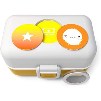 Bento des enfants Monbento Trésor Jaune Moutarde