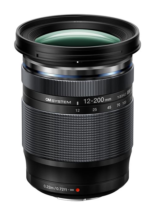 Objectif zoom Om System .Zuiko Digital ED 12 200 mm f3.5 6.3 pour Monture Micro 43