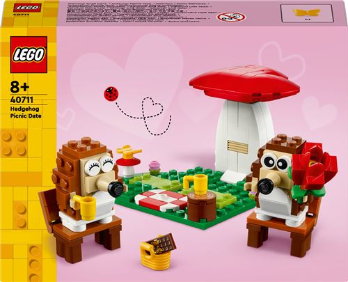 40711 Le pique nique des hérissons LEGO® Iconic - vue 5