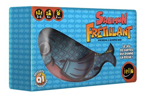 Jeu de cartes Iello Saumon frétillant Bleu