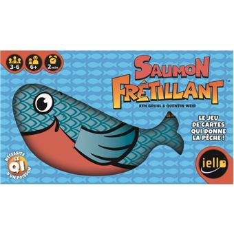 Jeu de cartes Iello Saumon frétillant Bleu