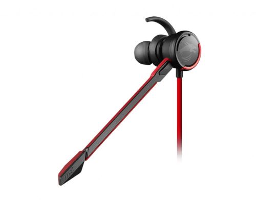 MSI Immerse GH10 - In-ear hoofdtelefoons met micro - inwendig - met bekabeling - 3,5 mm-stekker